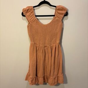 American Eagle Outfitters Smocked Mini Dress